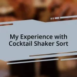My Experience with Cocktail Shaker Sort